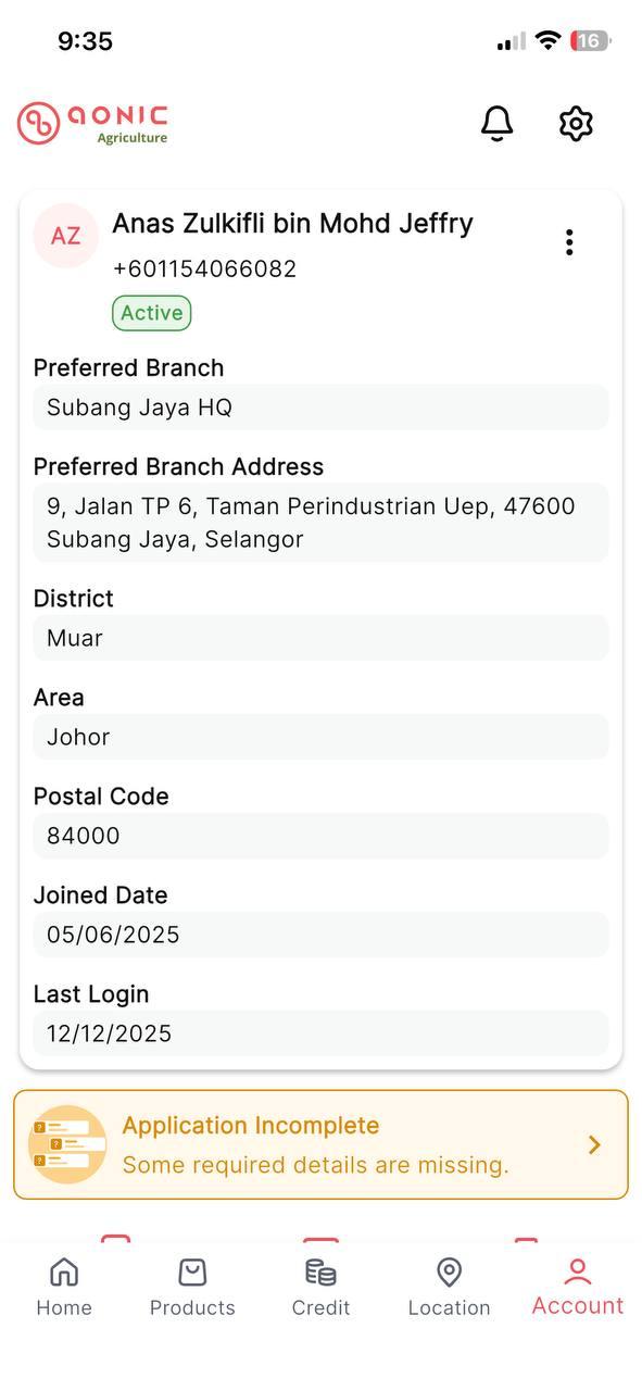 Aonic Agriculture App-2